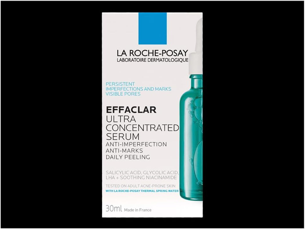 La Roche-Posay Ultra Concentrated Serum, Anti-Imprefections and Marks, for Acne Prone Skin, Effaclar, 30Ml