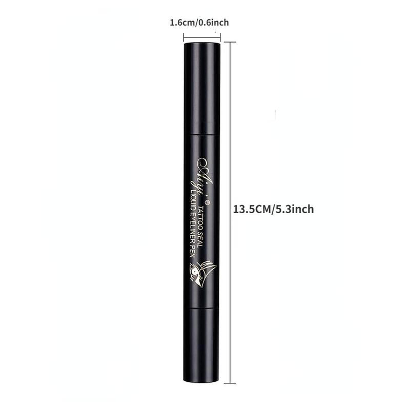 Summer Double-Ended Eyeliner with Seal: Waterproof, Long-Lasting Eyeliner Pen for Professional Daily Makeup - Perfect Cosmetic Gift