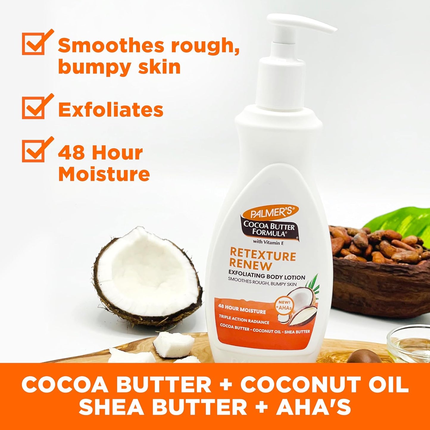 Cocoa Butter Exfoliating Body Lotion 400Ml