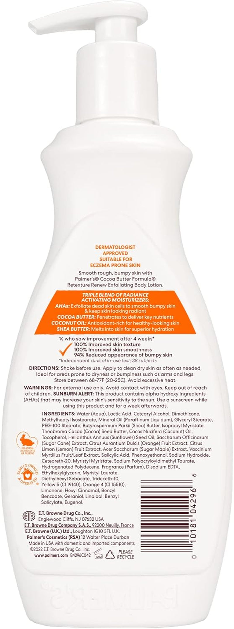 Cocoa Butter Exfoliating Body Lotion 400Ml