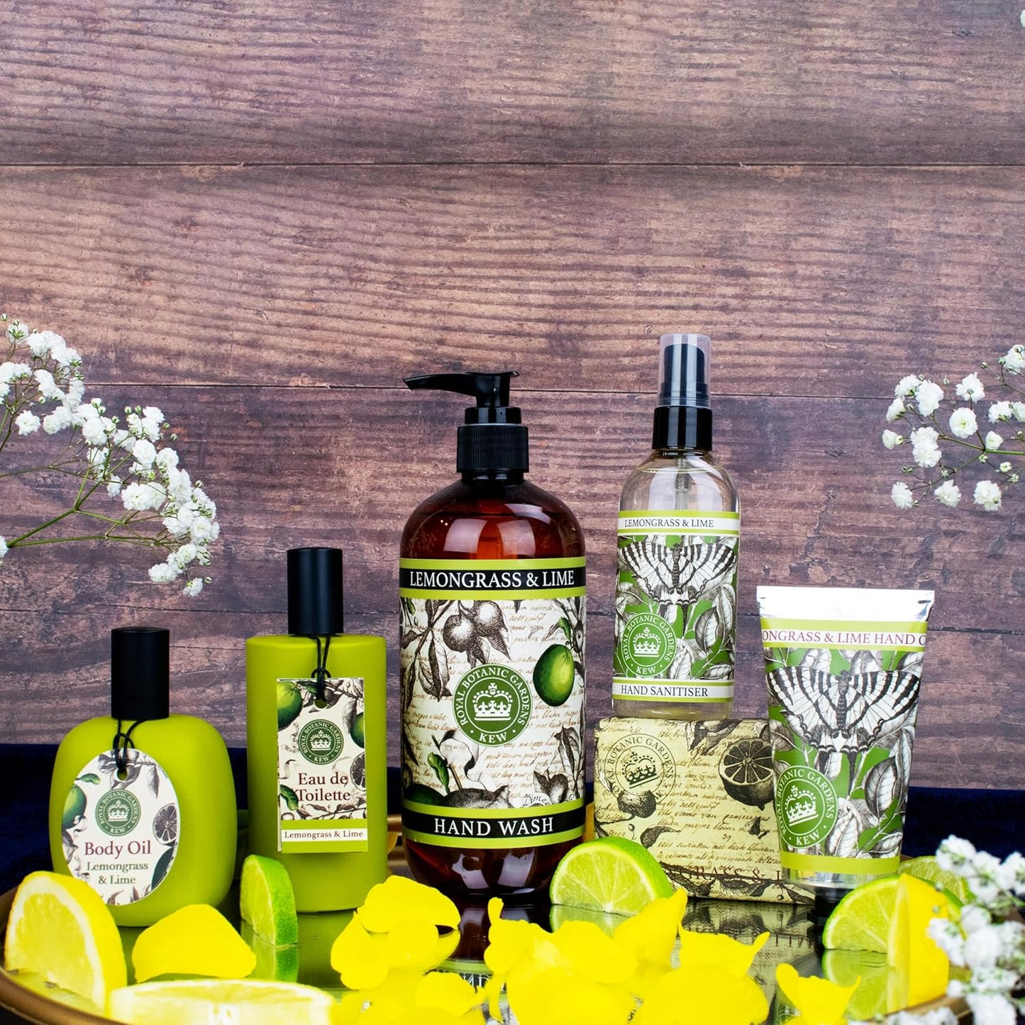 Royal Botanical Gardens, Kew Lemongrass & Lime Hand Cream, 75Mls