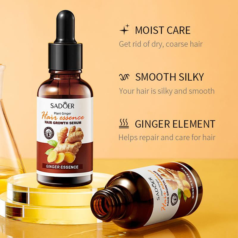 Organic Hair Oil: Ginger, Rosemary, Batana, Jojoba & Argan - Repair & Stimulate Growth