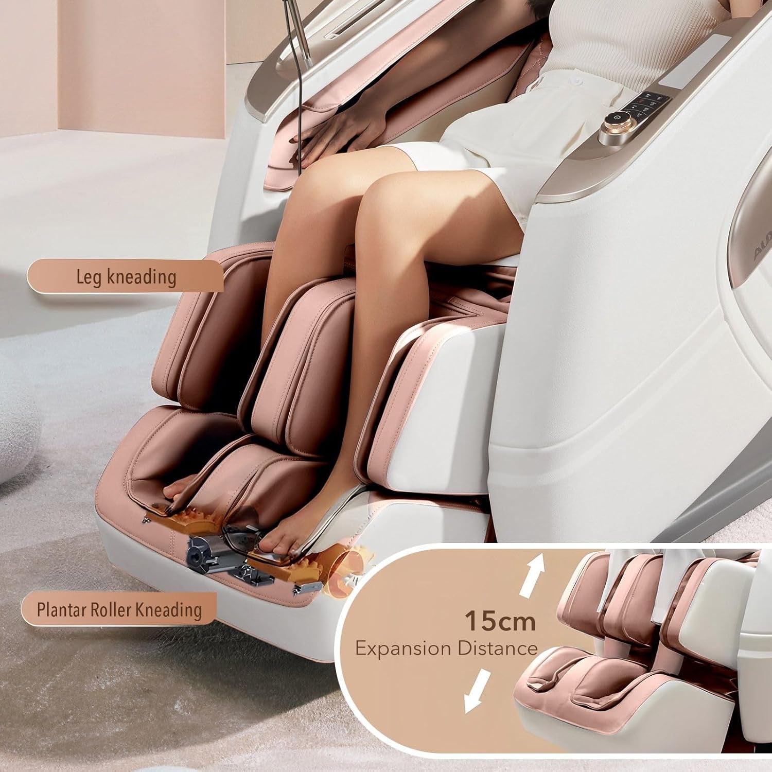 Full Body Massage Chair Massaging Machine Foot Back Massager Deep Tissue Shiatsu Neck Leg Head Relax 4D Home Recliner Aroma Therapy