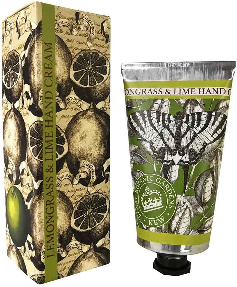 Royal Botanical Gardens, Kew Lemongrass & Lime Hand Cream, 75Mls