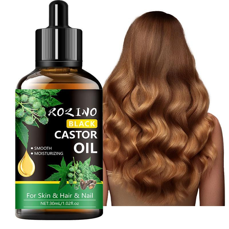 30ml Black Castor Oil: Ultimate Hydration for Skin & Hair - Deeply Moisturizing Skincare & Massage Oil