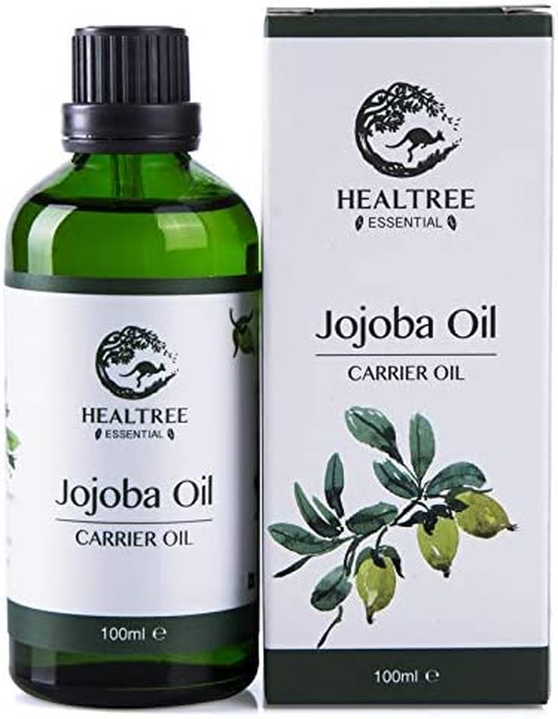 Jojoba Oil 100Ml (Australian Cold Pressed Virgin Grade) 100% Pure on Scalp for Hair Care, Face Massage Essential Oils