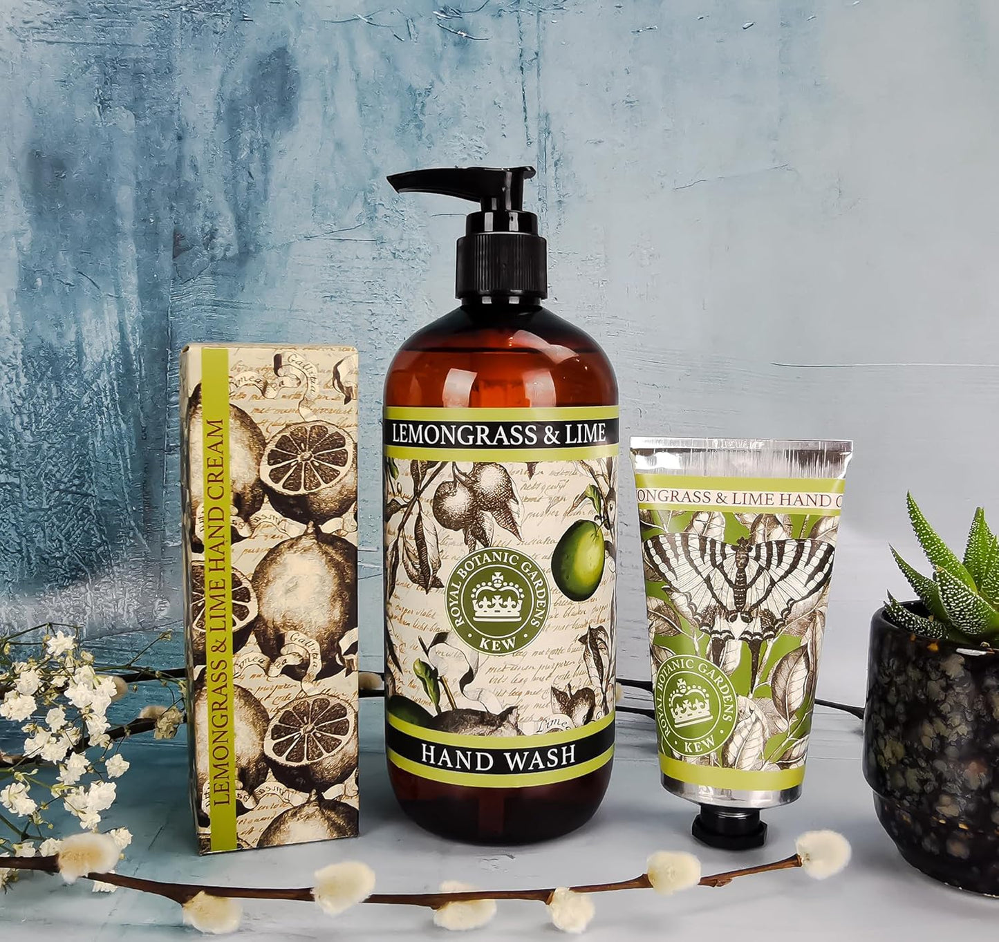 Royal Botanical Gardens, Kew Lemongrass & Lime Hand Cream, 75Mls