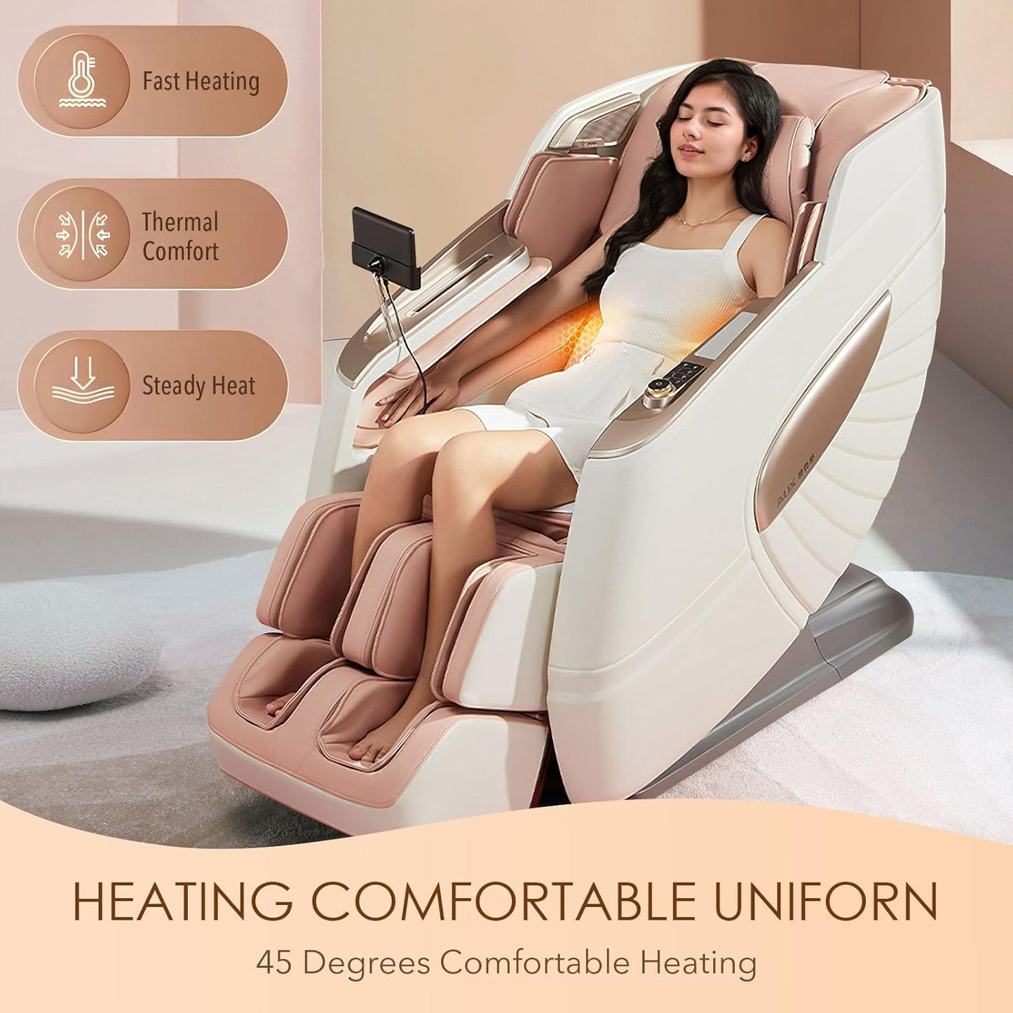 Full Body Massage Chair Massaging Machine Foot Back Massager Deep Tissue Shiatsu Neck Leg Head Relax 4D Home Recliner Aroma Therapy