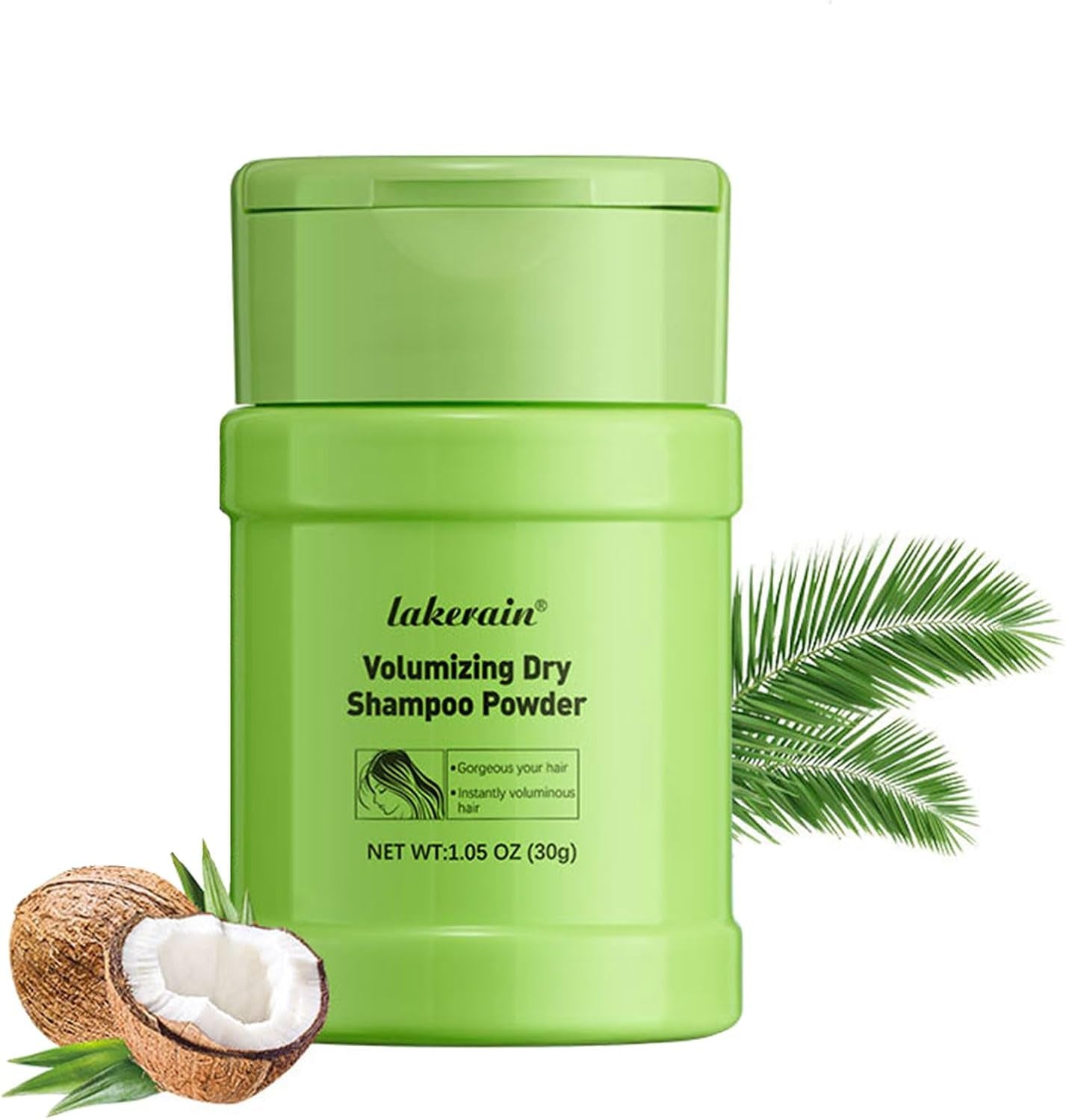 Dry Shampoo Powder for Women & Men，100% Natural & Organic，Travel Hair Styling Powder & Fuller Looking Refreshing (Coconut)