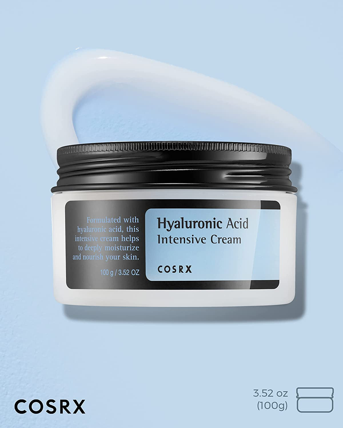 Hyaluronic Acid Intensive Cream 100G | Wrinkle Cream | Korean Skin Care, Animal Testing Free, Paraben Free