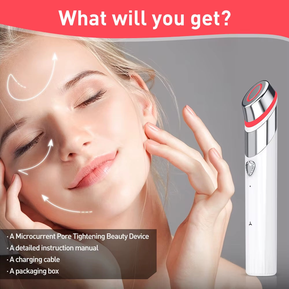 Skin Booster Shot Home Beauty Device 4 in 1 Facial Skin Care Tools Anti-Aging Microcurrent Lifting Facial Treatment Therapy