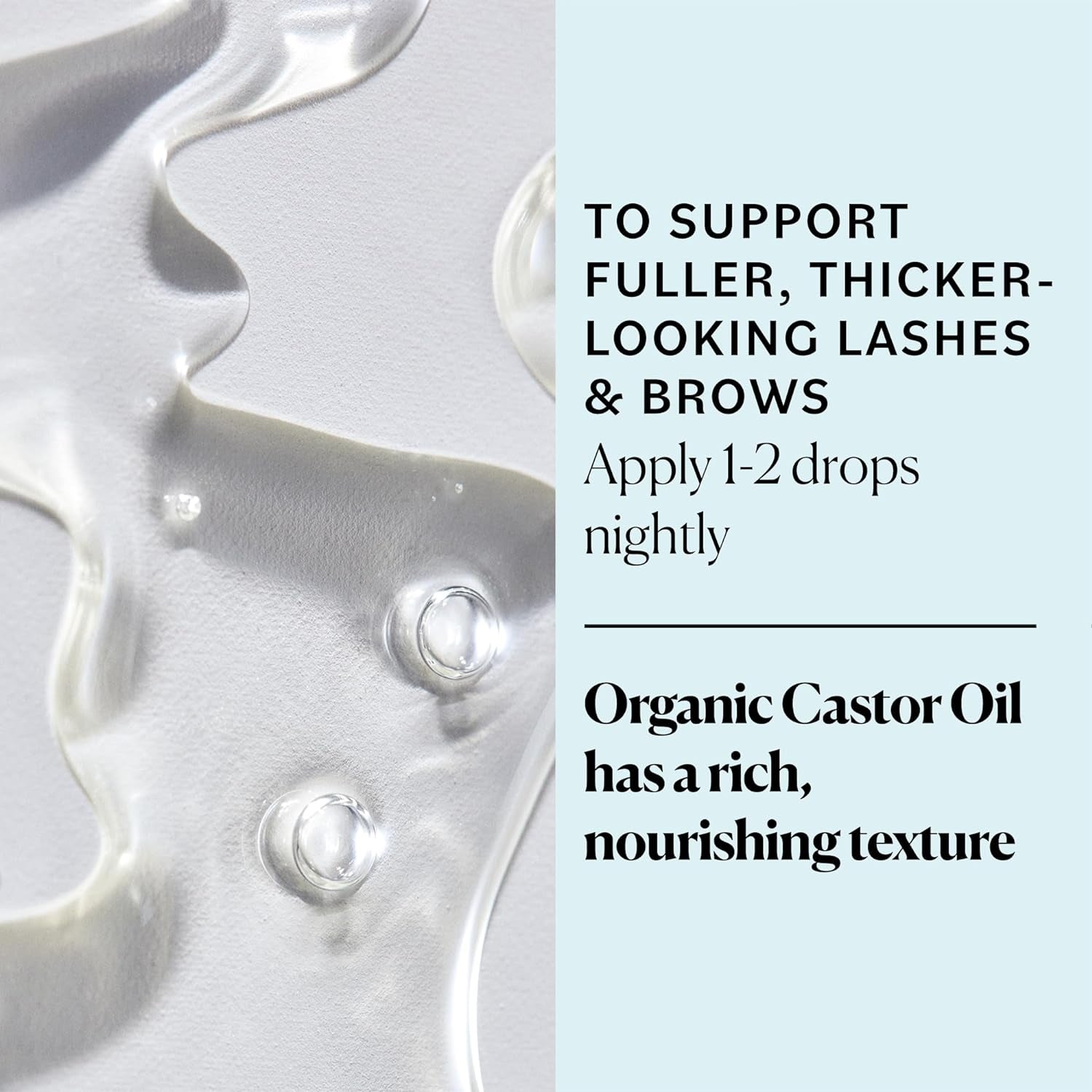 Organic Castor Oil Eyelash Serum (30Ml) by , Cold-Pressed, 100% Pure, Castor Oil - Dry Skin, Hair Growth, Eyelashes Growth & Eyebrows Growth- Caster Oil Lash Enhancer with Mascara Brushes (1Oz Glass Bottle)