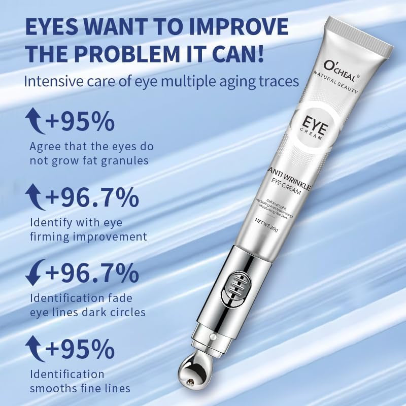 Brightening Eye Cream Visibly Reduces the Look of Wrinkles Rejuveness Electric Microseismic Head with Watery and Smooth Moisturizing