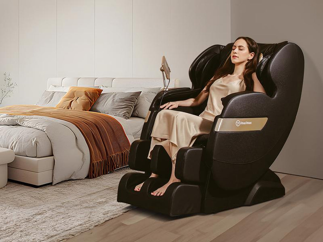 Real Relax Massage Chair with Heating Function Bluetooth APP Control Comfortable Relaxation Zero Gravity Full Body Massage Recliner Favor-03Adv