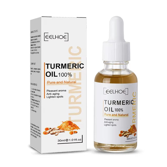 100% Pure Therapeutic Grade Turmeric Face Serum anti Aging Wrinkle Facial Whitening Essential Oil Moisturizing Skin Care