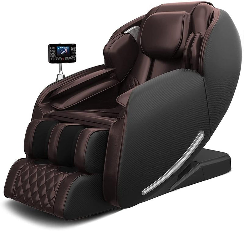 Real Relax 2024 Massage Chair F6 Full Body Zero Gravity Sl-Track Shiatsu Recliner with Heat Bluetooth Foot Roller APP Control Massage Recliner Comfort