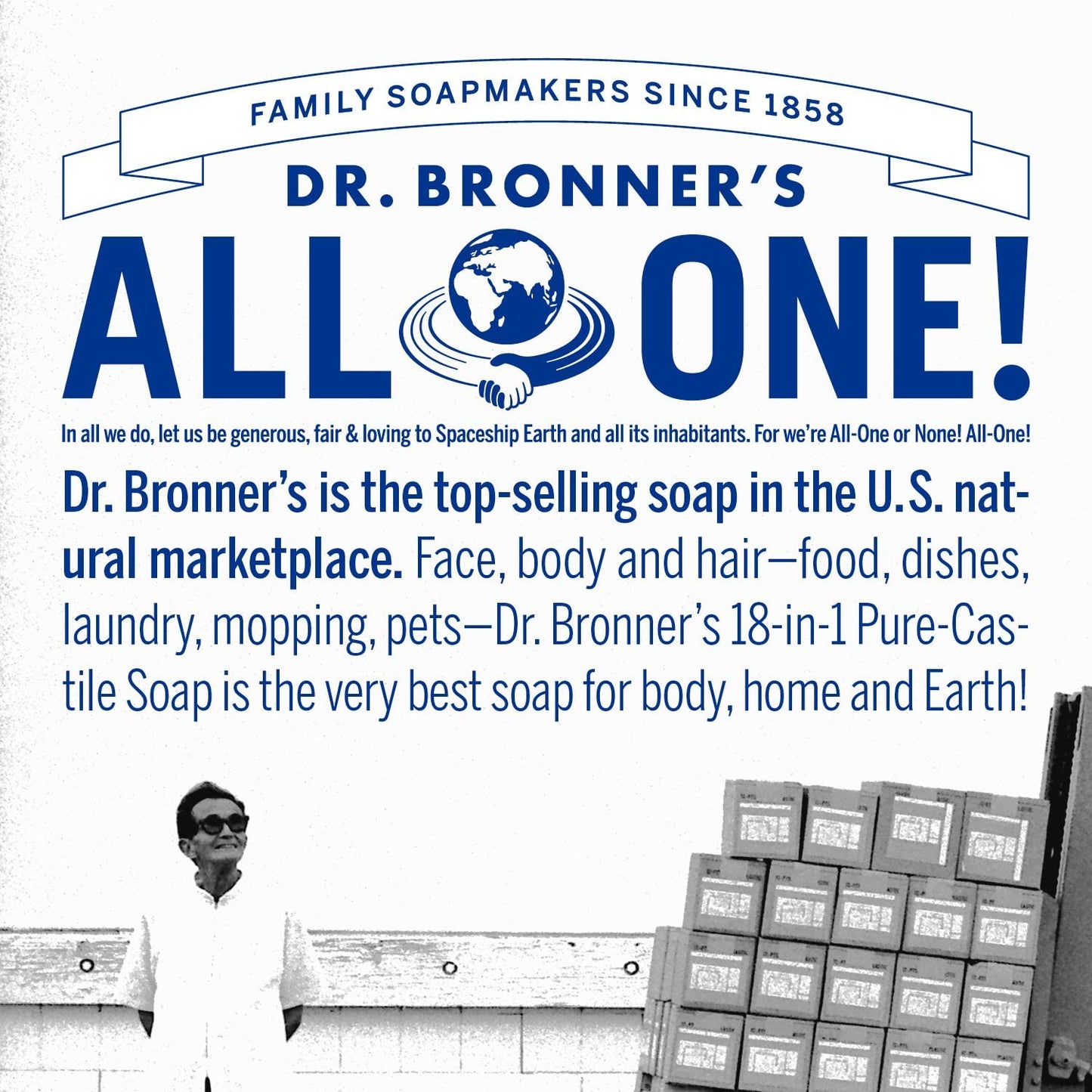 Dr. Bronner’S - Pure-Castile Bar Soap (Tea Tree, 5 Oz, 6-Pack) - Made with Organic Oils, for Face, Body, Hair & Dandruff, Gentle on Acne-Prone Skin, Biodegradable, Vegan, Non-Gmo