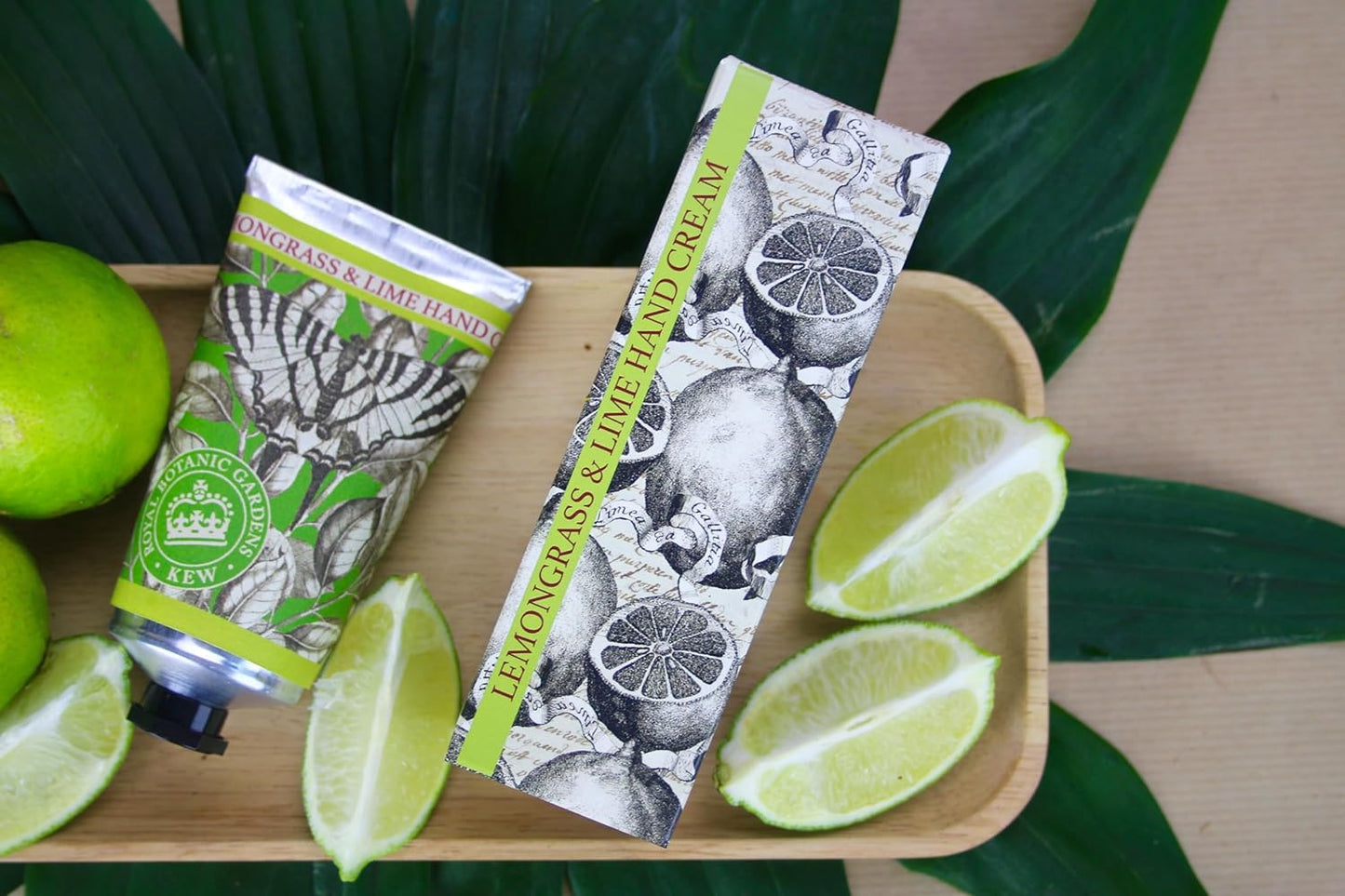 Royal Botanical Gardens, Kew Lemongrass & Lime Hand Cream, 75Mls