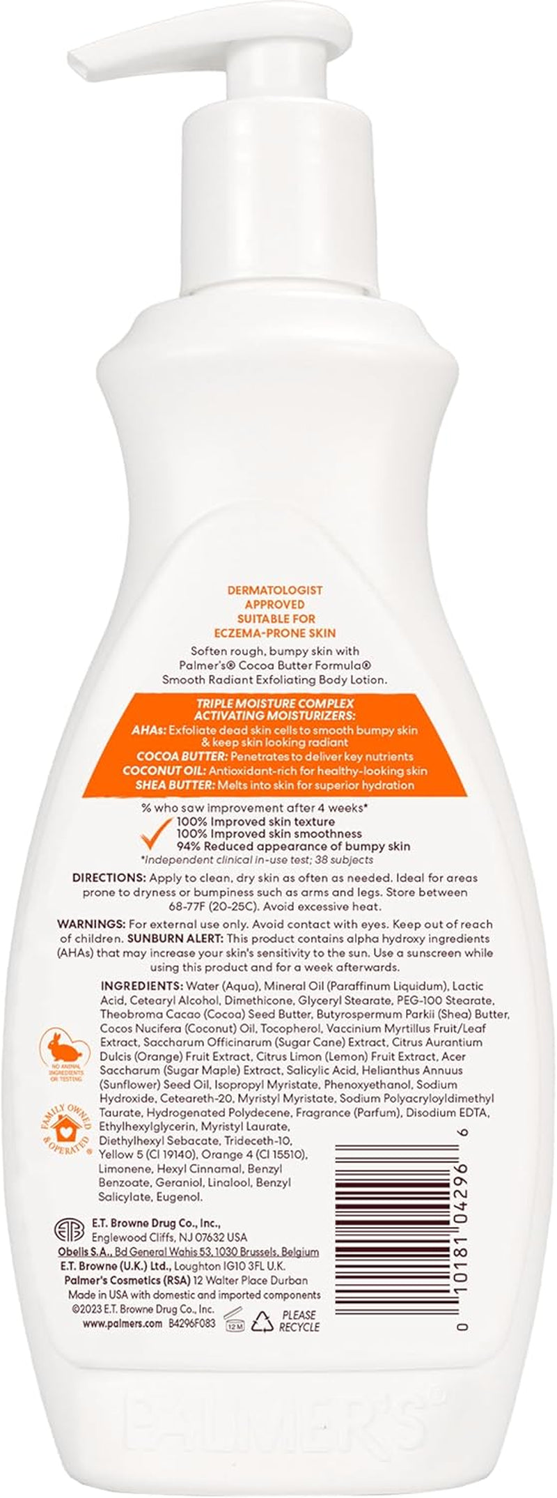 Cocoa Butter Exfoliating Body Lotion 400Ml