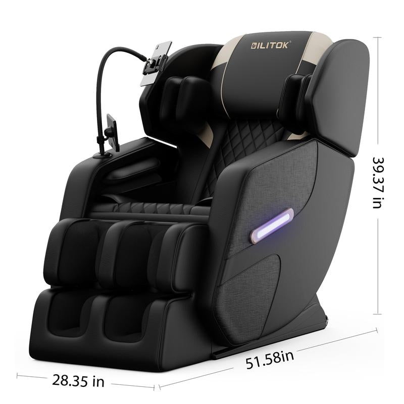 2025 Massage Chair Recliner with Zero Gravity with Full Body Air Pressure