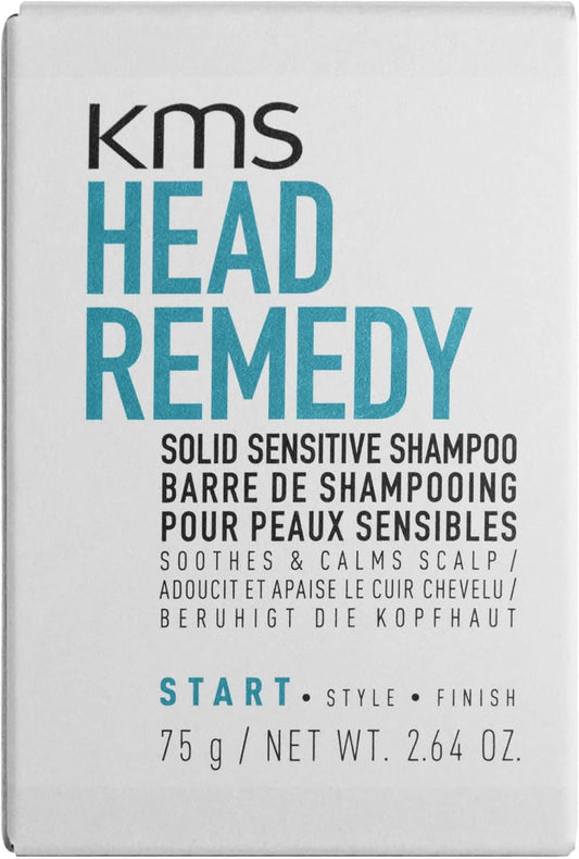 HEADREMEDY, Solid Sensitive Shampoo Bar for All Hair Types with a Sensitive Scalp, 75 Gr